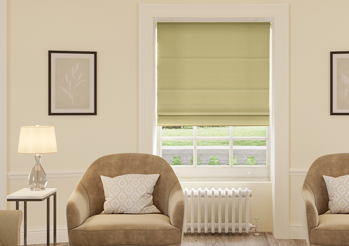 Ascot, Oatmeal - Motorised Roman Blind - Image 3